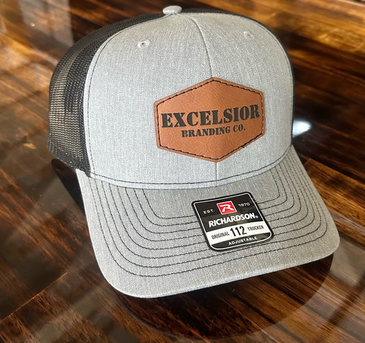 Excelsior Branding Co. Leather Patch Snapback